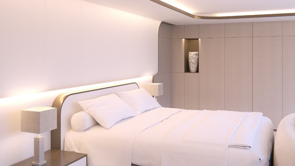 SuperCat 3D render — Flybridge sunbeds (4 of 85)