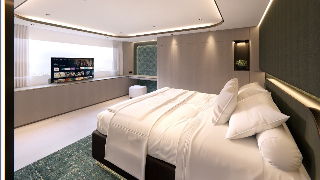SuperCat 3D render — Aft deck lounge and bar (32 of 85)