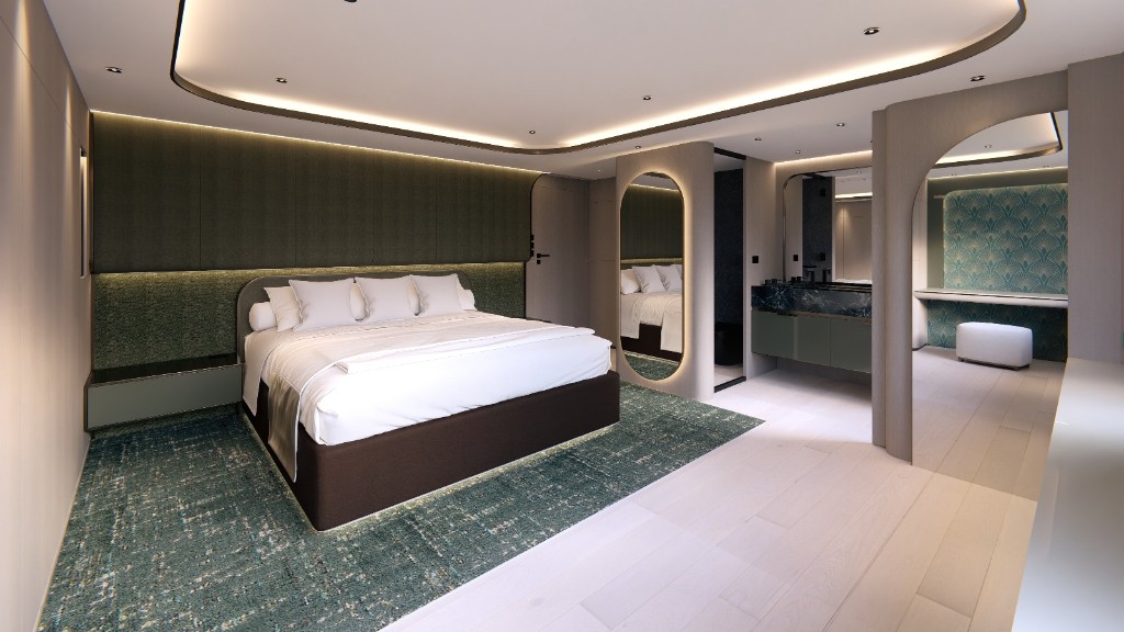 SuperCat 3D render — Master stateroom (33 of 85)