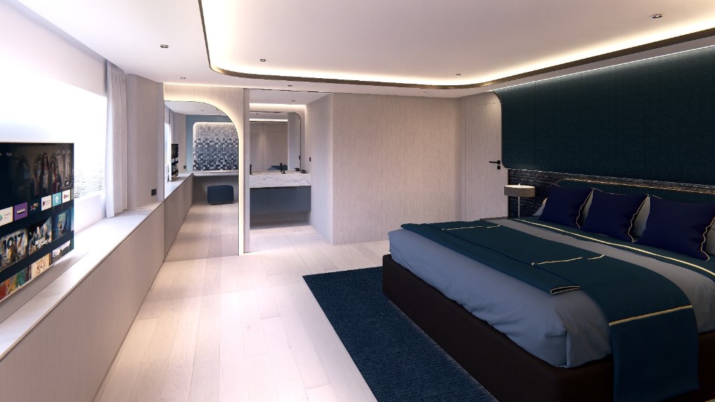 SuperCat 3D render — Aft deck lounge and bar (42 of 85)